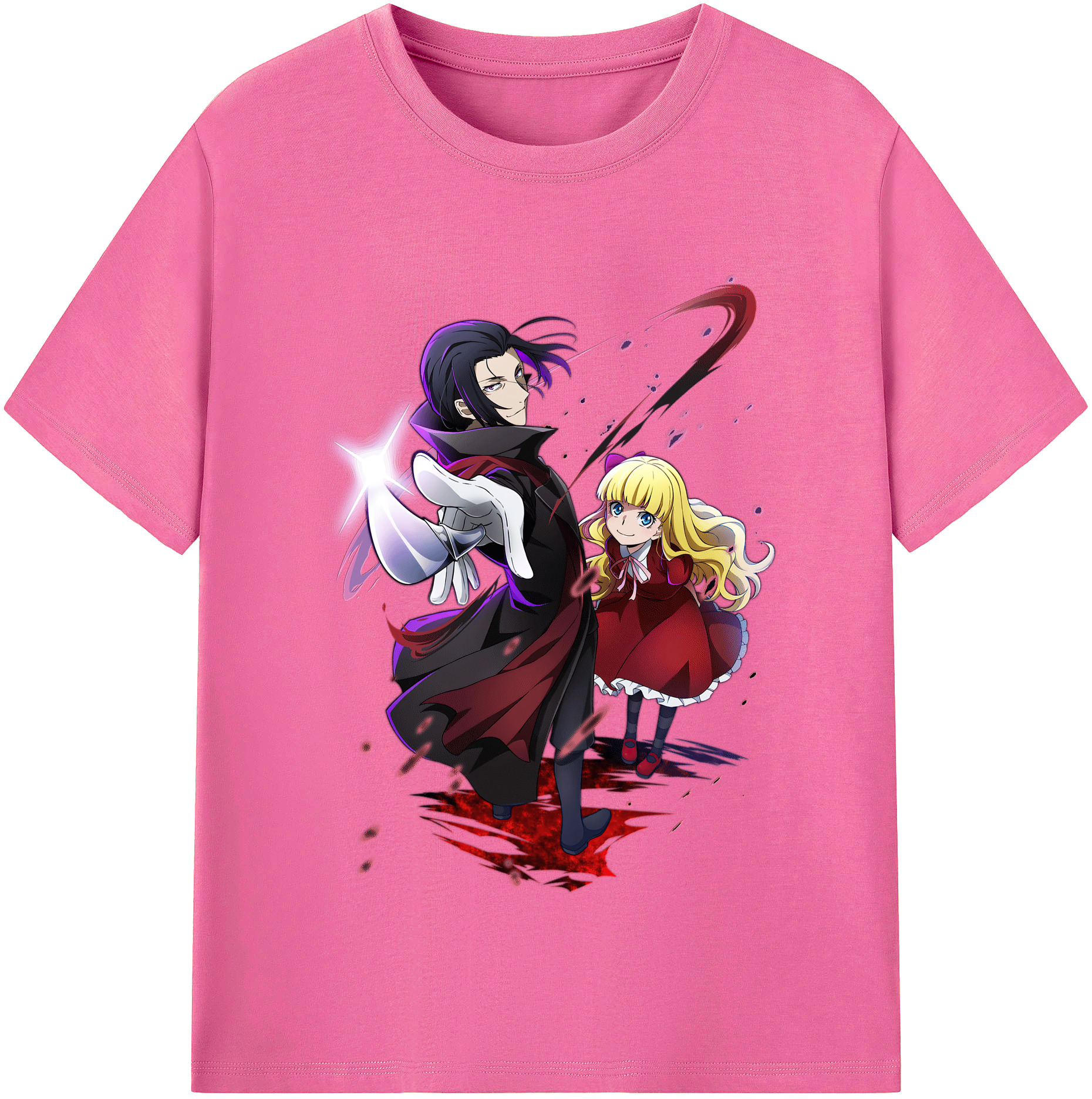 （画像用） 文豪ストレイドッグス Bungo Stray Dogs レディースカジュアルプリントTシャツ（綿100％）
